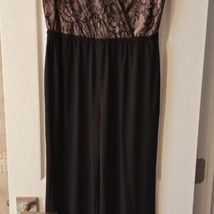 Black and Lace Jumpsuit